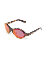 Mutant Post Modern Primitive Eye Protection - Brown Tortoise/Red Reflective 3