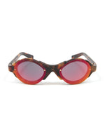 Mutant Post Modern Primitive Eye Protection - Brown Tortoise/Red Reflective 1
