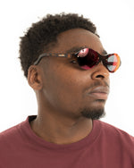 Mutant Post Modern Primitive Eye Protection - Brown Tortoise/Red Reflective 9