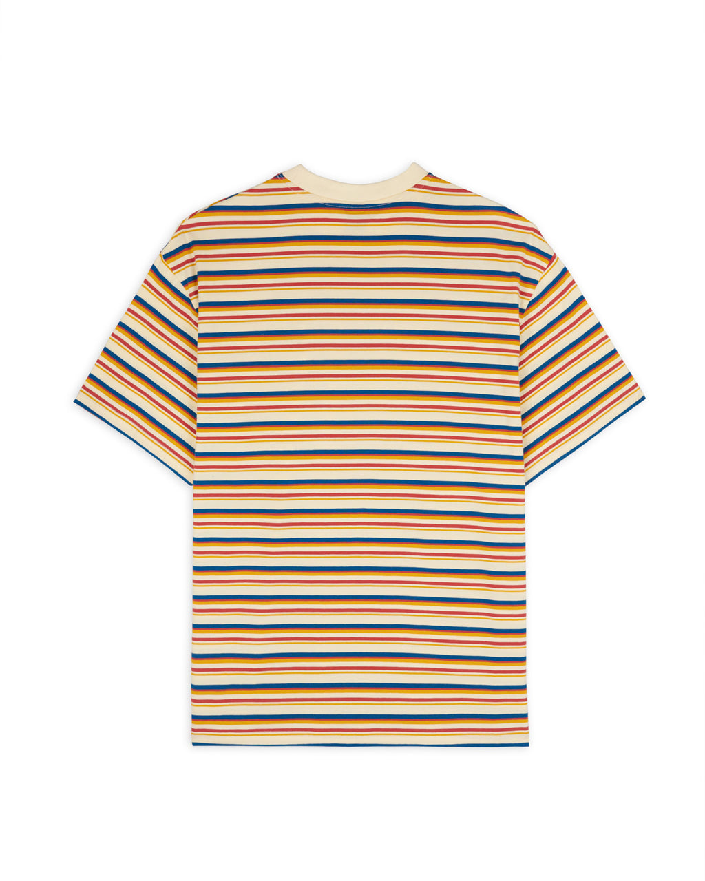 Nineties Blocked Striped T-Shirt - Cream 2