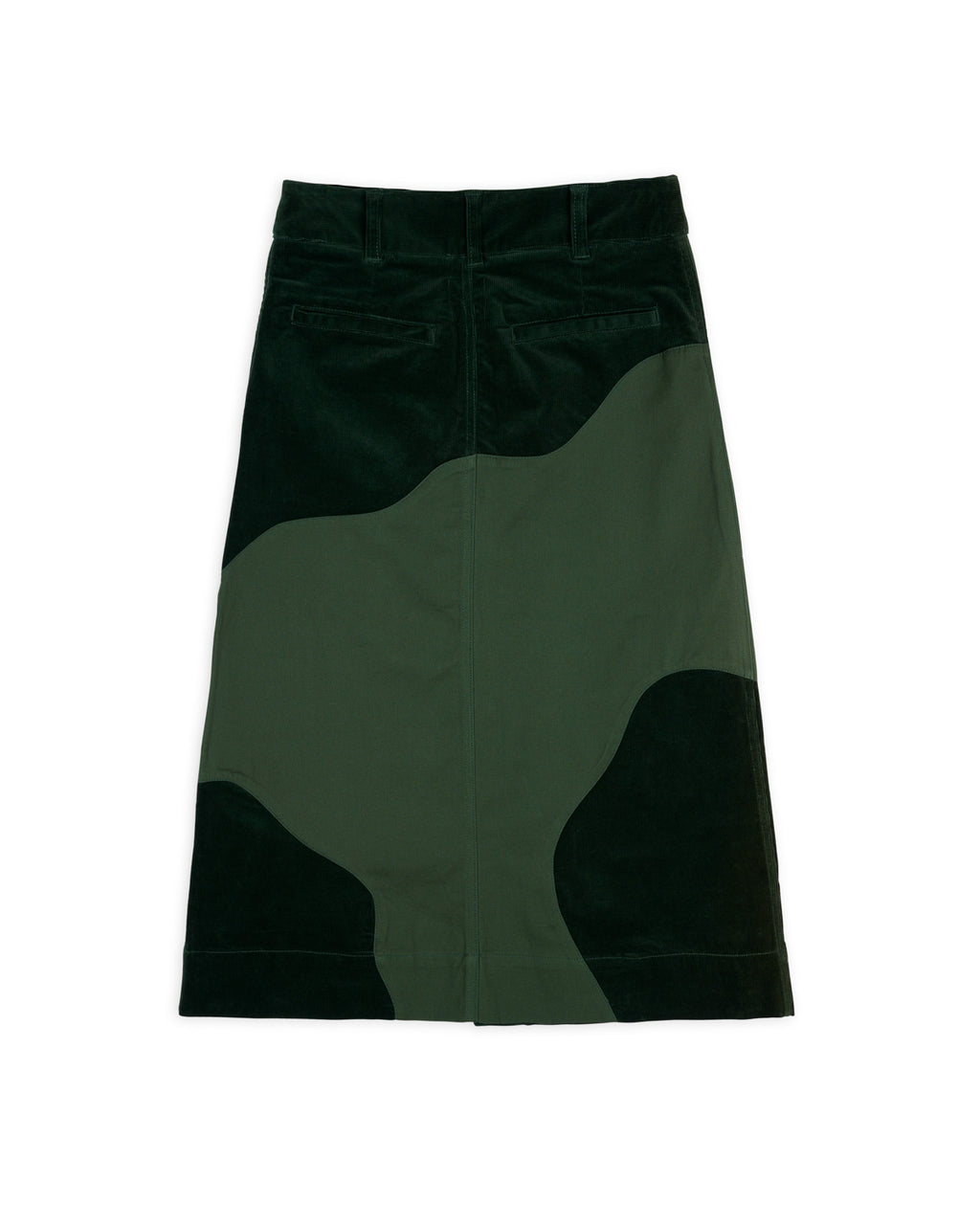 Organic Panel Skirt - Green 2