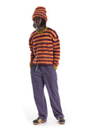 Boxy Knit Stripe Sweater - Orange 5