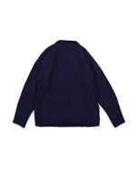 Whiskers Heavy Knit Sweater - Navy 2