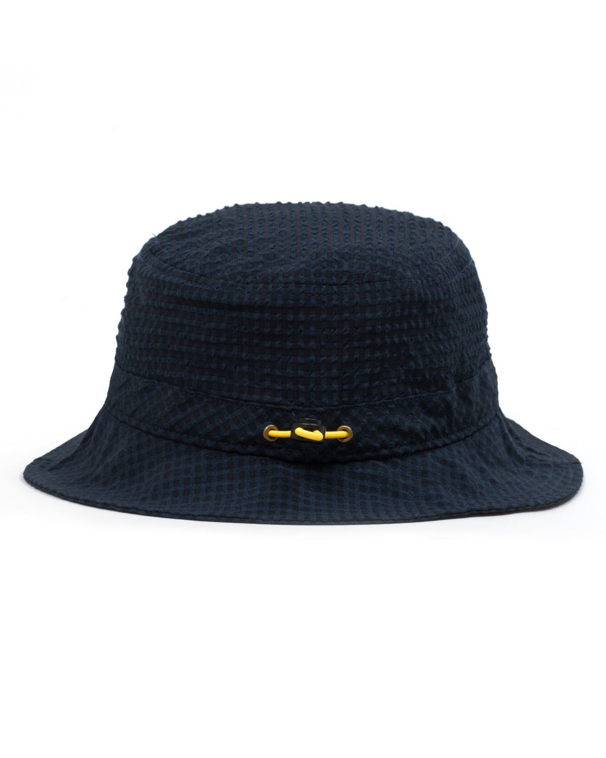 Seersucker Bucket Hat - Navy