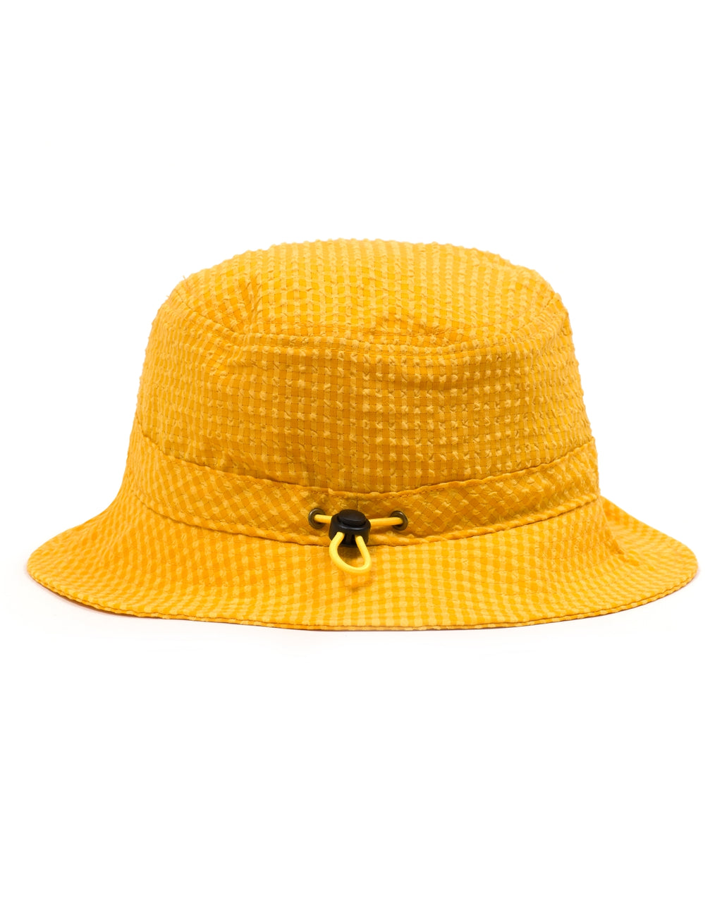 Seersucker Bucket Hat - Yellow 2