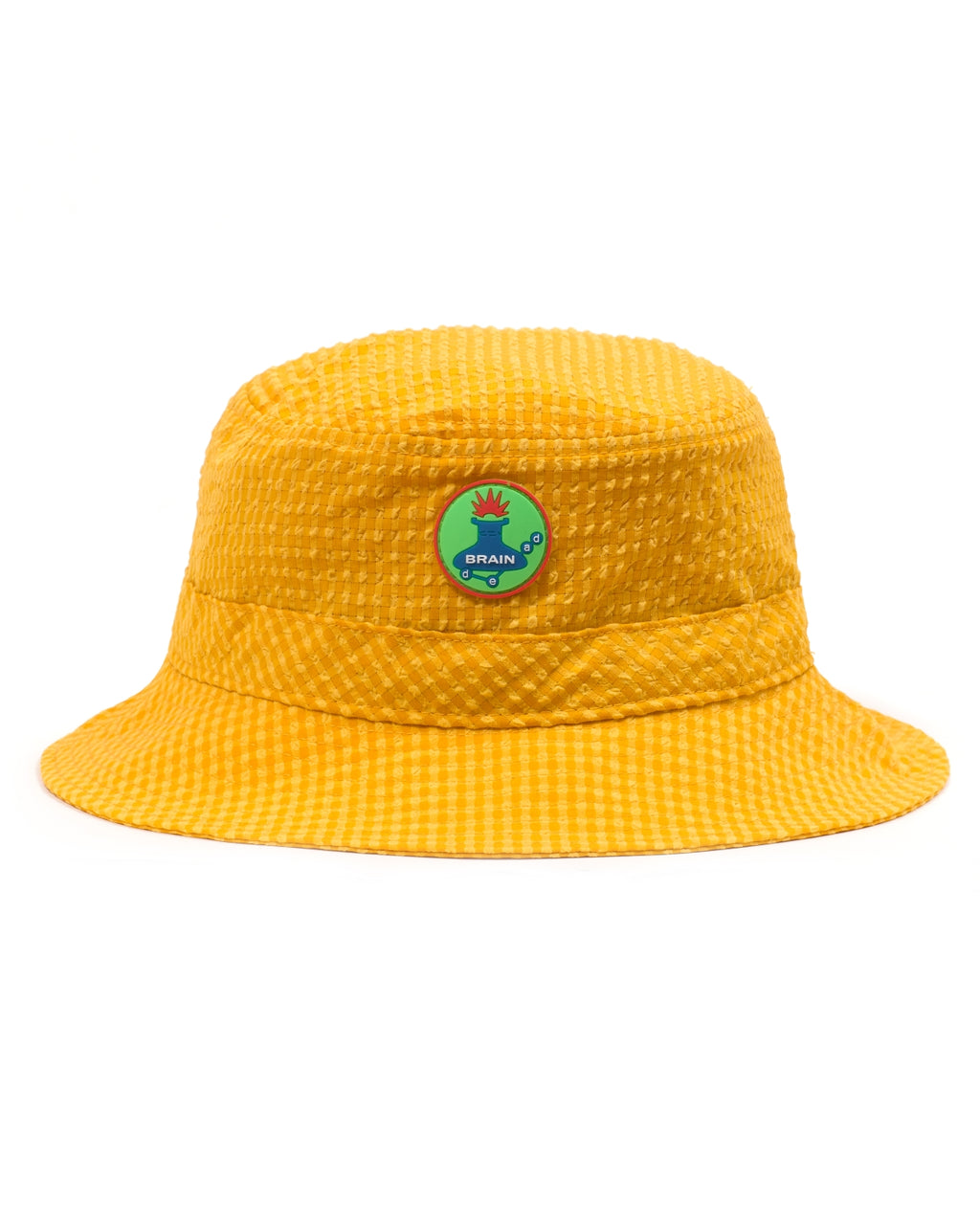 Seersucker Bucket Hat - Yellow