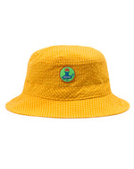 Seersucker Bucket Hat - Yellow 1