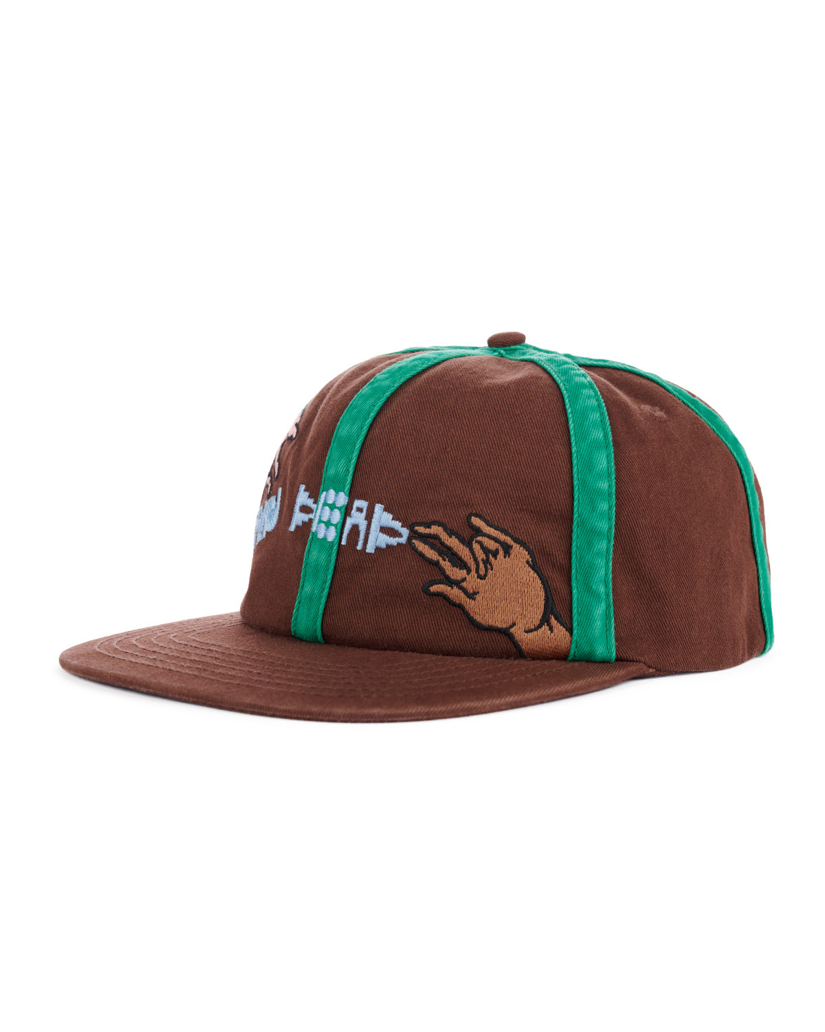 Connection 6 Panel Twill Hat - Brown 2