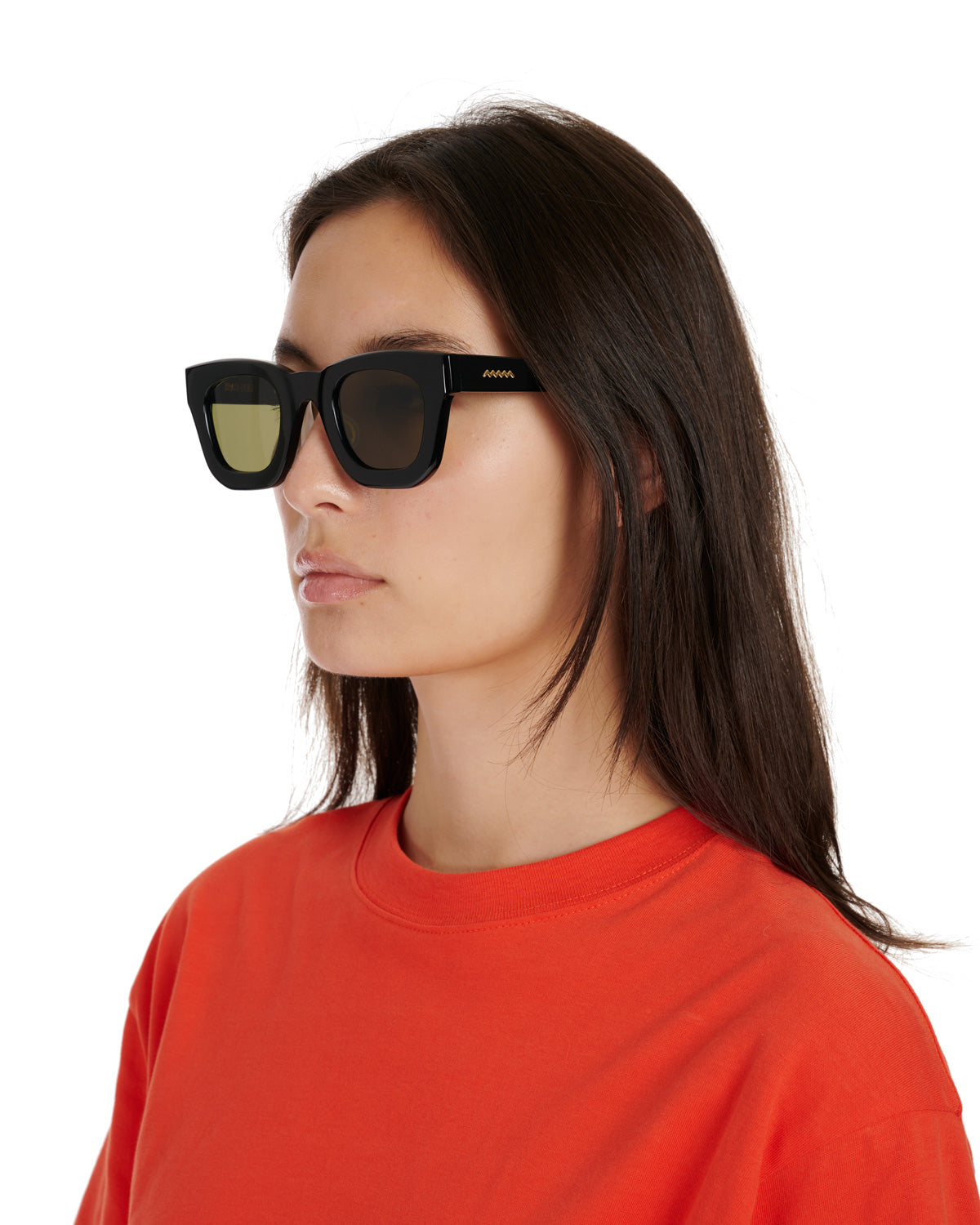 Elia Post Modern Primitive Eye Protection Sunglasses - Black/Green 