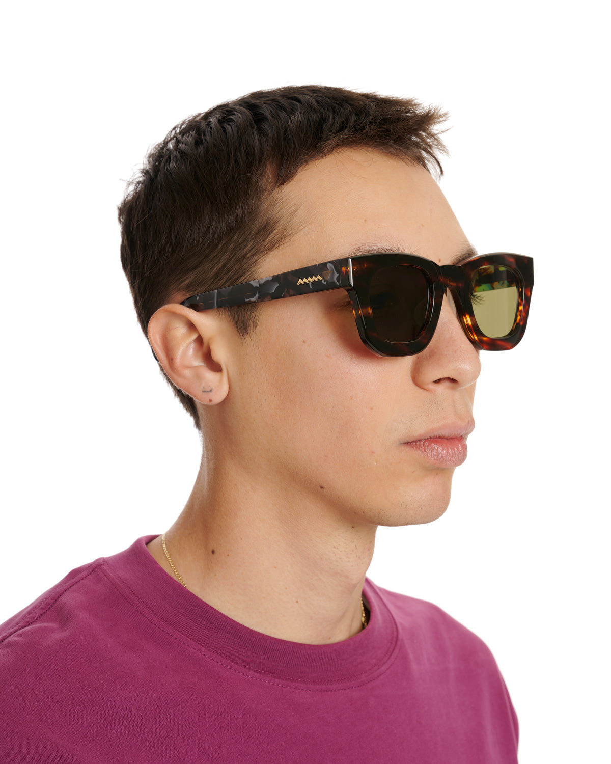 Elia Post Modern Primitive Eye Protection Sunglasses - Triple/Green 7