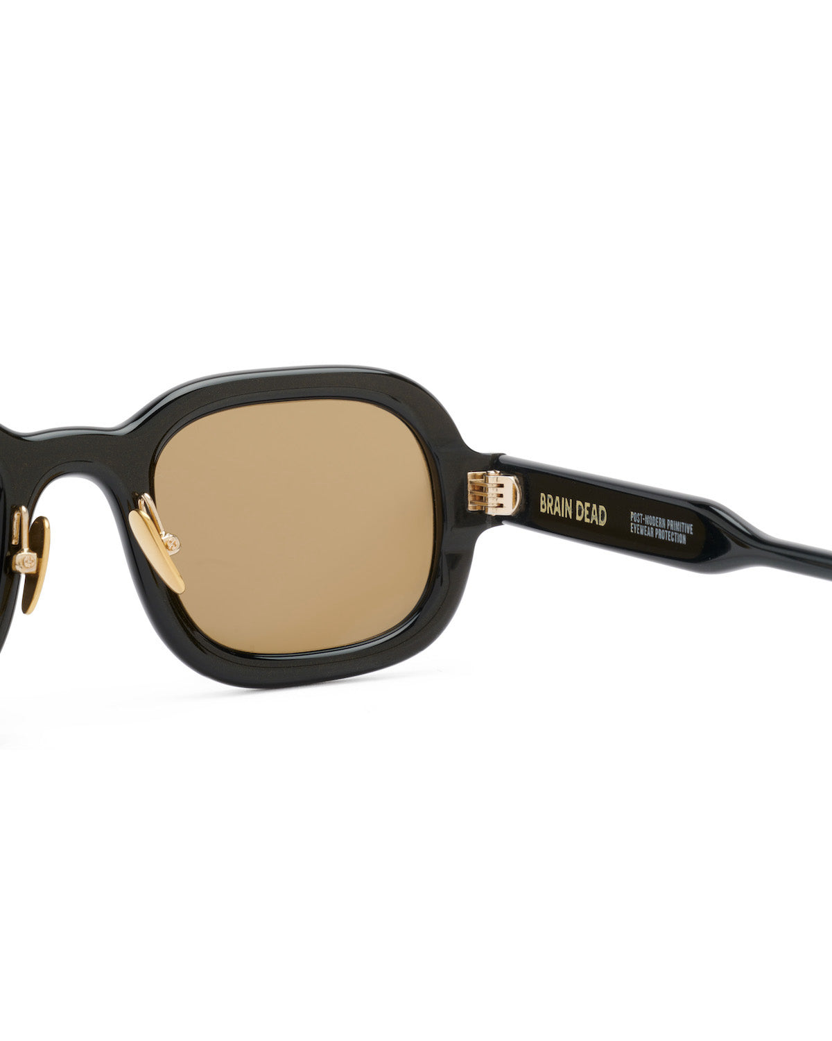 Newman Post Modern Primitive Eye Protection Sunglasses - Black/Brown 3