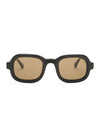 Newman Post Modern Primitive Eye Protection Sunglasses - Black/Brown
