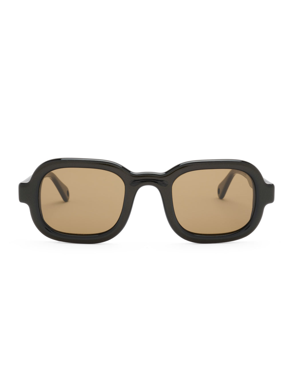 Newman Post Modern Primitive Eye Protection Sunglasses - Black/Brown 1