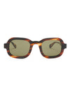 Newman Post Modern Primitive Eye Protection Sunglasses - Havana/Green