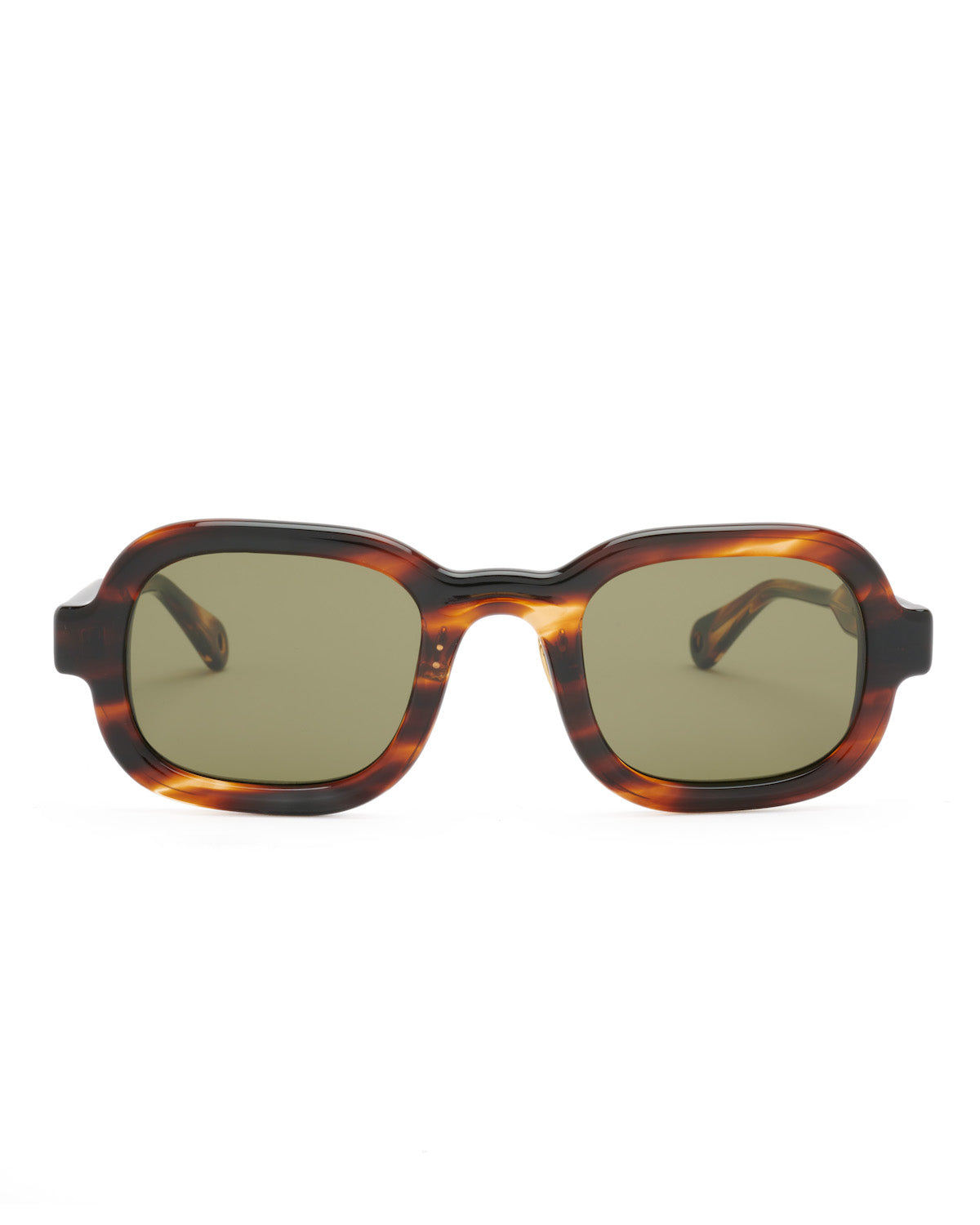 Newman Post Modern Primitive Eye Protection Sunglasses - Havana/Green 1