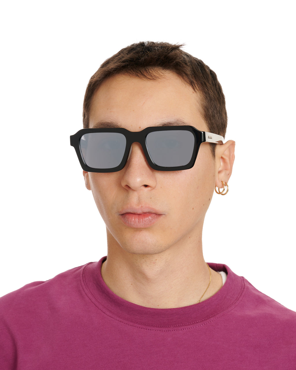 Staunton Post Modern Primitive Eye Protection Sunglasses - Black/Mirror Chrome 4