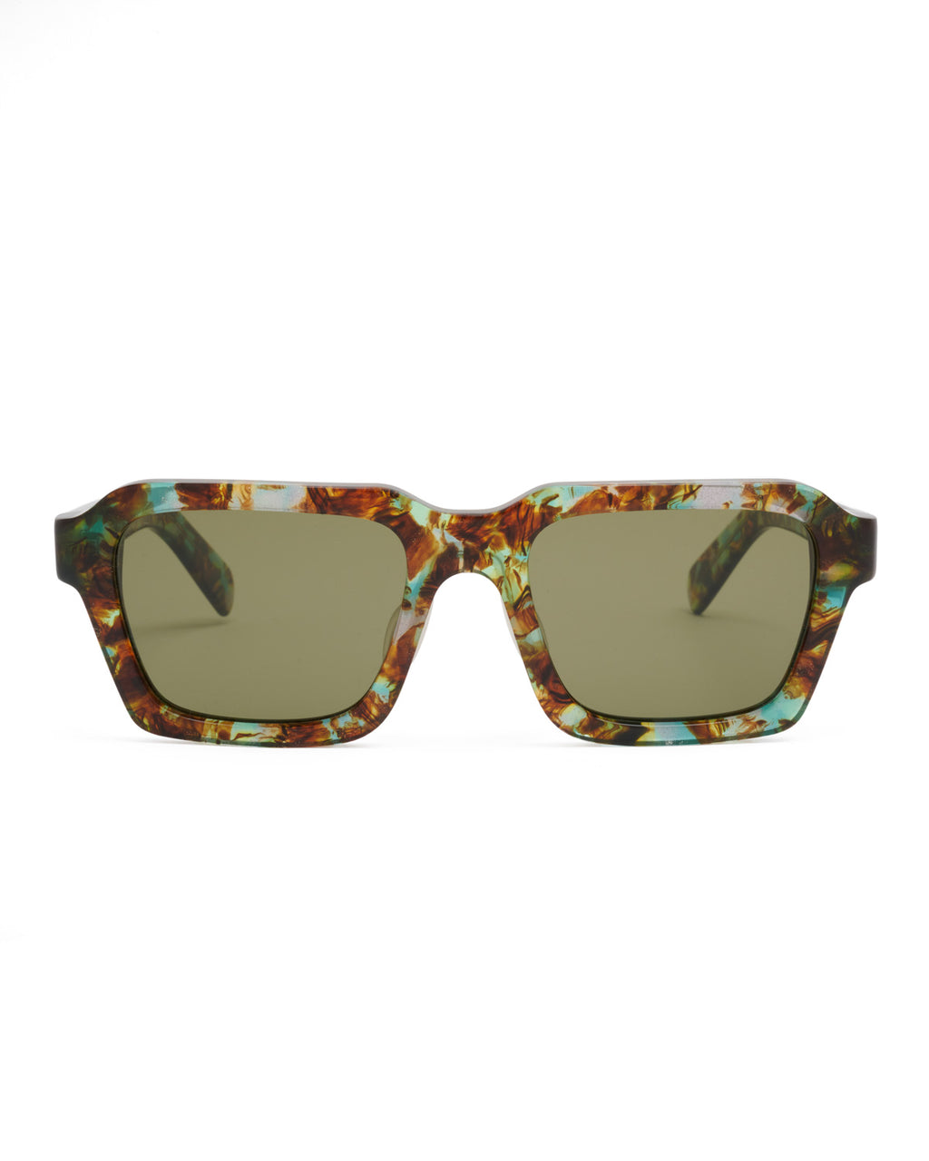 Staunton Post Modern Primitive Eye Protection Sunglasses - Forrest/Green