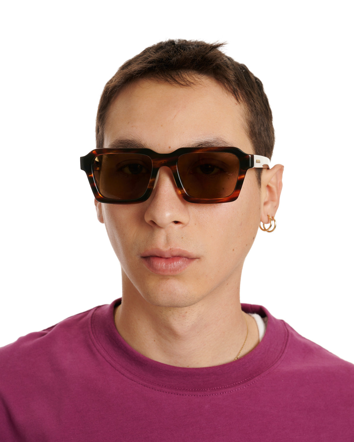 Staunton Post Modern Primitive Eye Protection Sunglasses - Havana/Brown 4