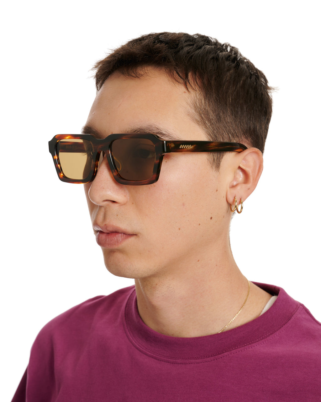 Staunton Post Modern Primitive Eye Protection Sunglasses - Havana/Brown 5