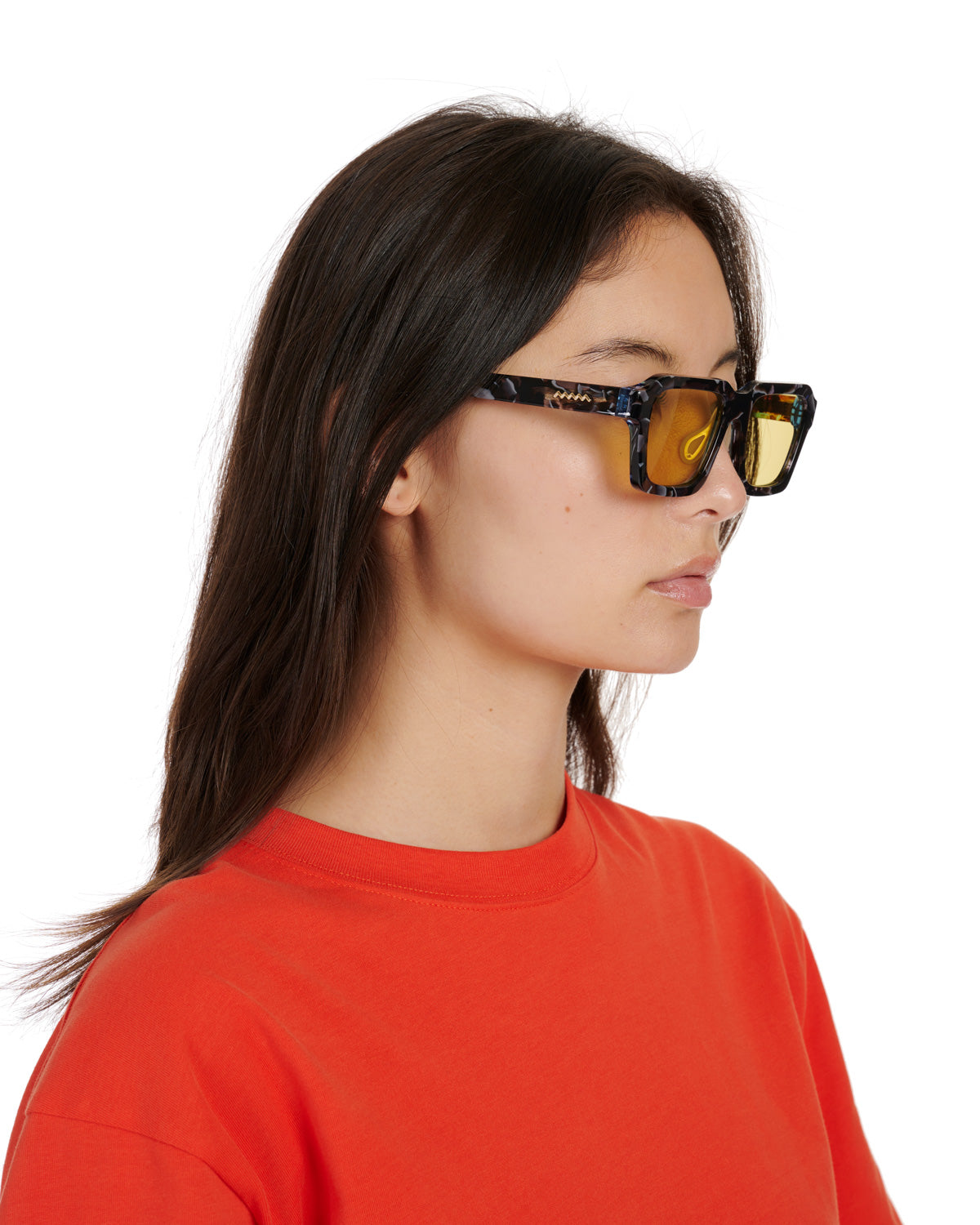 Staunton Post Modern Primitive Eye Protection Sunglasses - Triple/Yellow 10