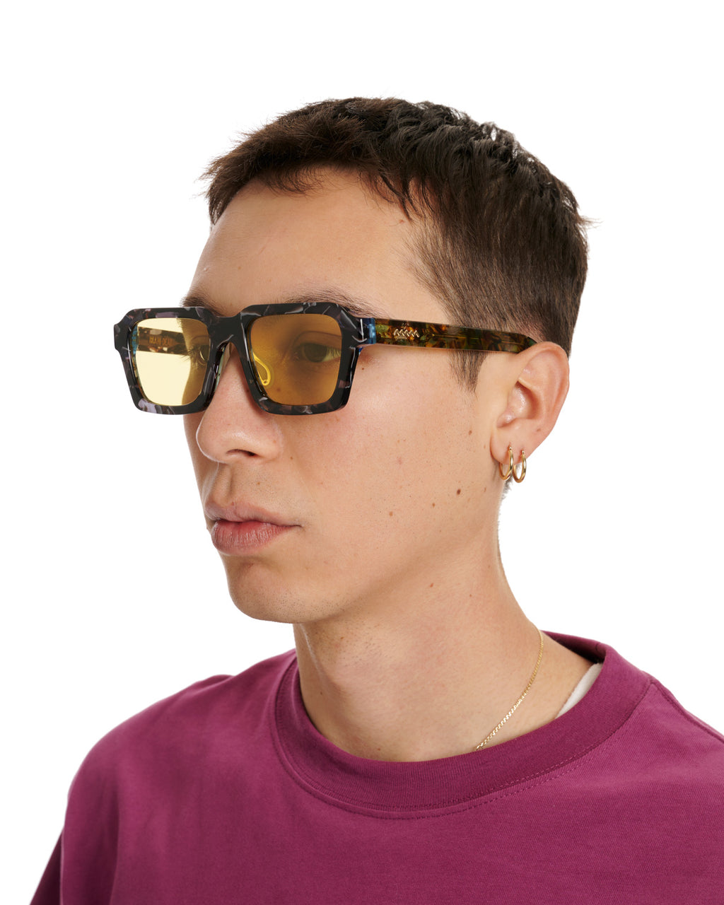 Staunton Post Modern Primitive Eye Protection Sunglasses - Triple/Yellow 6