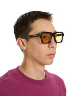 Staunton Post Modern Primitive Eye Protection Sunglasses - Triple/Yellow 7