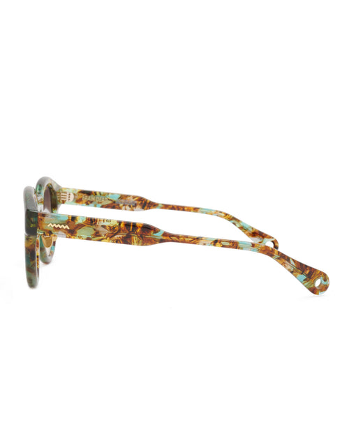 Sugi Post Modern Primitive Eye Protection Sunglasses - Forrest/Grey-Yellow 2