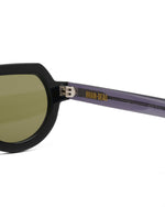 Tani Post Modern Primitive Eye Protection Sunglasses - Black/Green 3