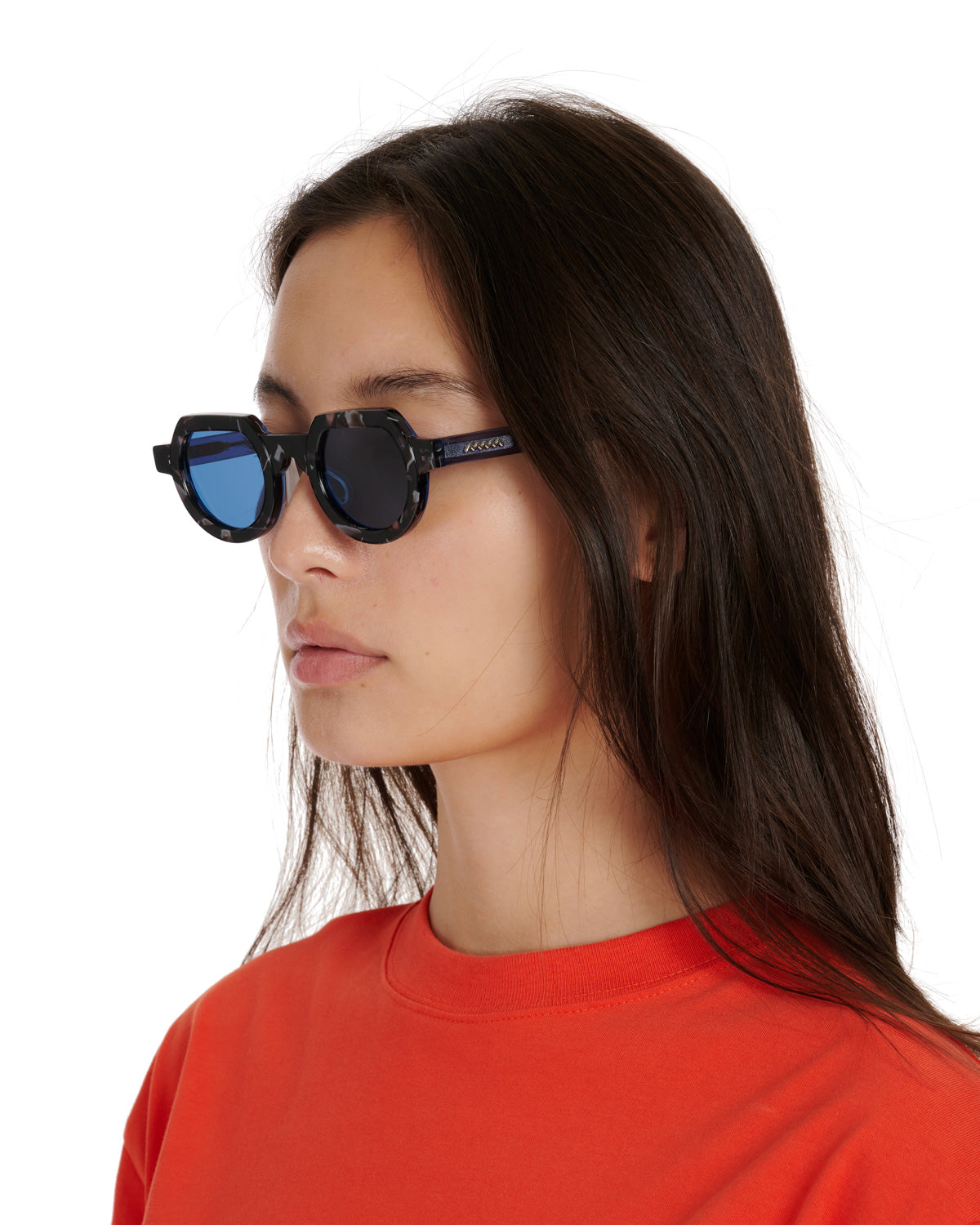 Tani Post Modern Primitive Eye Protection Sunglasses - Deep Sea/Blue 7