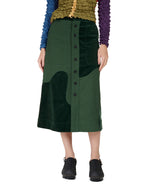 Organic Panel Skirt - Green 4
