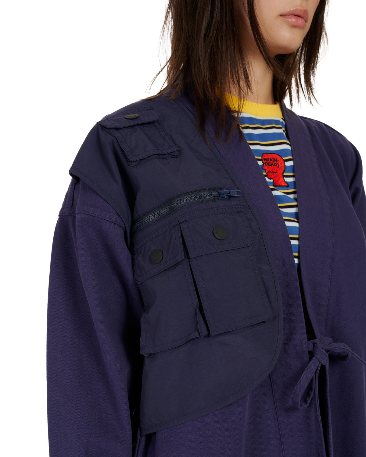 Utility Kimono - Navy