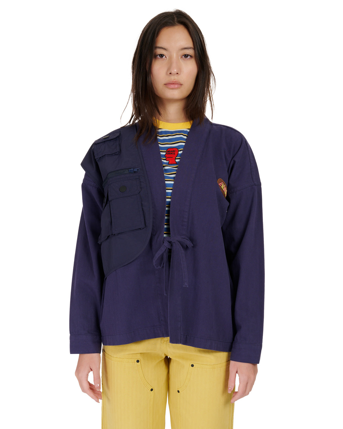 Utility Kimono - Navy