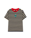 Striped Baby Tee - Green