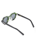 Tani Post Modern Primitive Eye Protection - Green Tortoise/Black 2