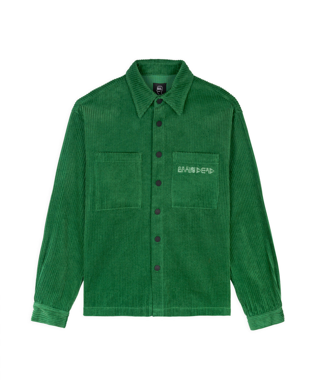 Trademark Wide Wale Snap Shirt - Green