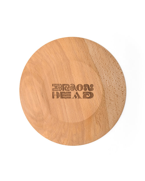 Brain Dead Logo Head Wooden Plate - Wood 2