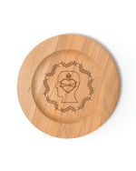 Brain Dead Logo Head Wooden Plate - Wood 1