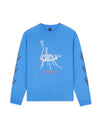 Worm In The Apple Long Sleeve - Blue