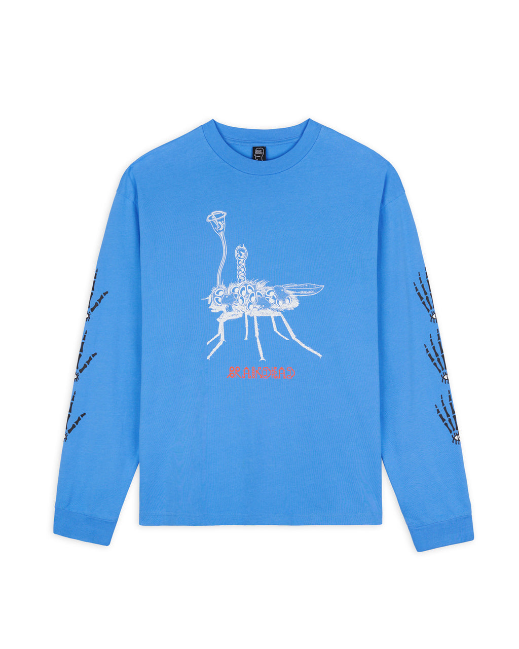Worm In The Apple Long Sleeve - Blue